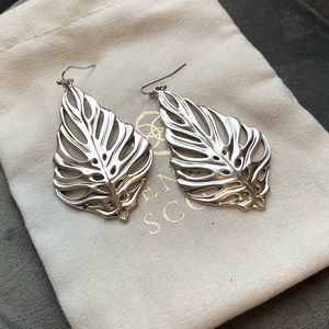 Kendra Scott Silver Statement Earring